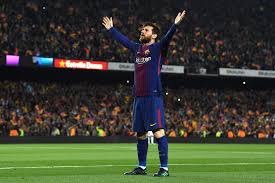 Lionel Messi celebrates his goal for Inter Miami, becoming the team's all-time leading scorer